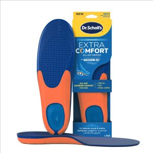 Extra Comfort All-Day Insoles with Massaging Gel® Men's